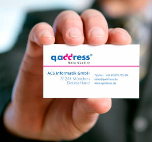 qaddress-Visitenkarte