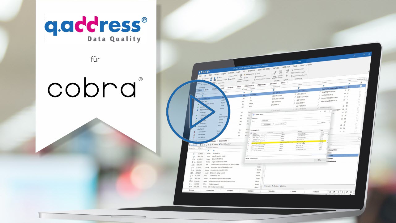 q.address für cobra CRM